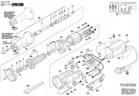 Bosch 0 601 215 005 GGS 27 L Straight Grinders Spare Parts